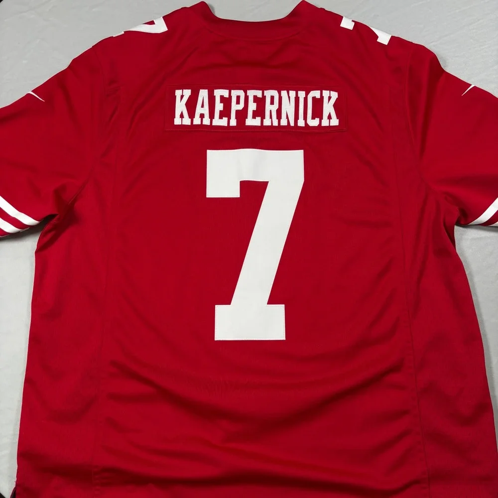 Nike Jersey San Francisco 49ers XXL Red Excellent Colin Kaepernick #7 On Field